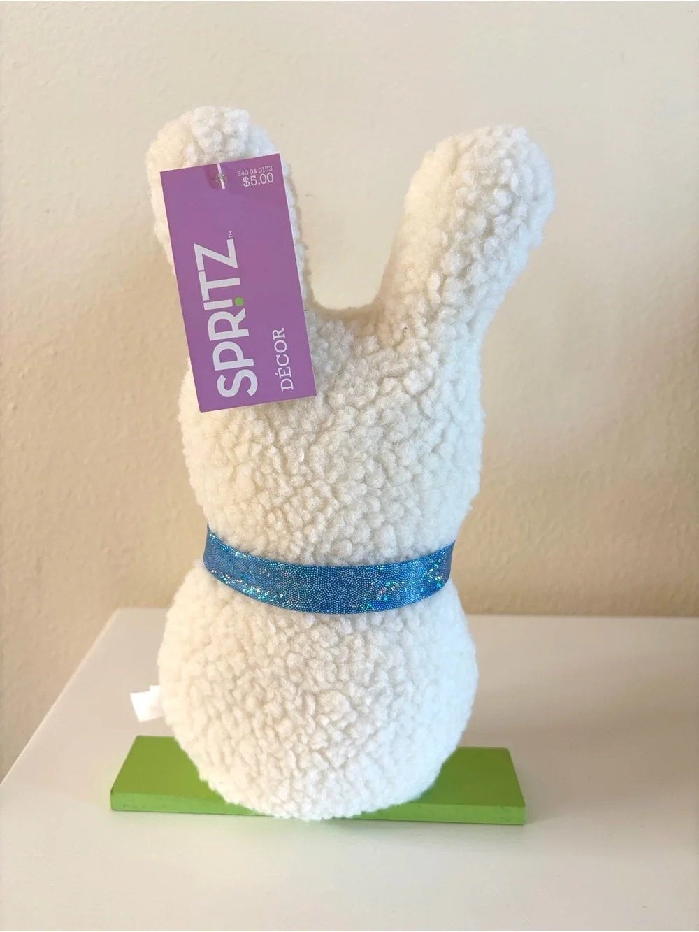 🆕 Target Spritz Plush Sherpa Decorative Bunnies (Brown and White)